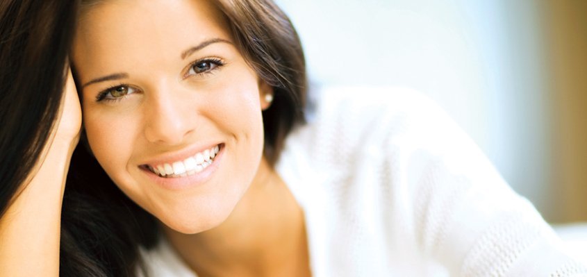 Sorriso com clareamento